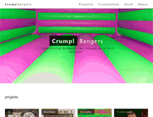 Tablet Screenshot of crumplebangers.com